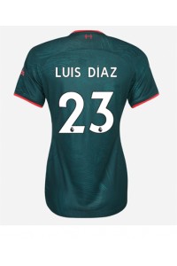 Liverpool Luis Diaz #23 Fotballdrakt Tredje Klær Dame 2022-23 Korte ermer